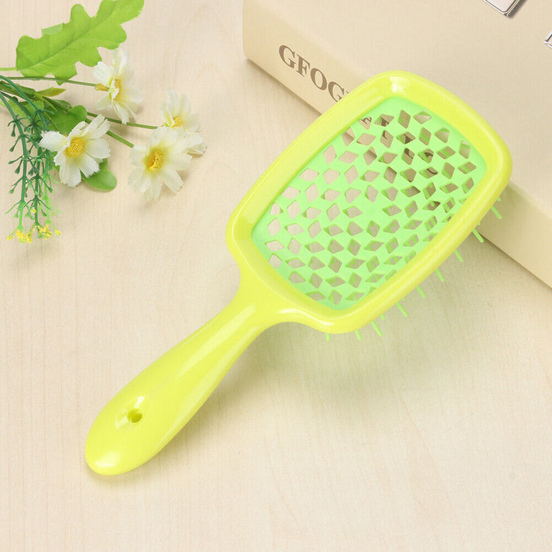 Wide Teeth Air Cushion Combs Women Scalp Massage Hollow Grid Dry Wet Airbag T