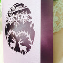 Decor Scrapbooking Embossing Christmas Deer Snowflake Cutting Dies Stencils