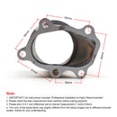 For T25 T28 GT25 GT28 To 2.5" 63mm V-band Clamp Flange Turbo Down Pipe Adapter