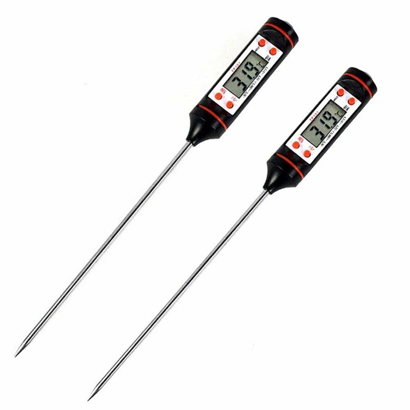 Barbecue Kitchen Thermometer BBQ Tools LCD Digital Cooking Probe Food Meat WFEU