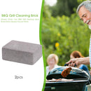 2x BBQ Grill Cleaning Brick Block Barbecue Racks Stains Grease Cleaner Newly