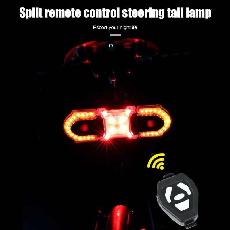 3"" 1 Wireless Remote Control Detachable Mountain Bike Taillight Turning Lamp