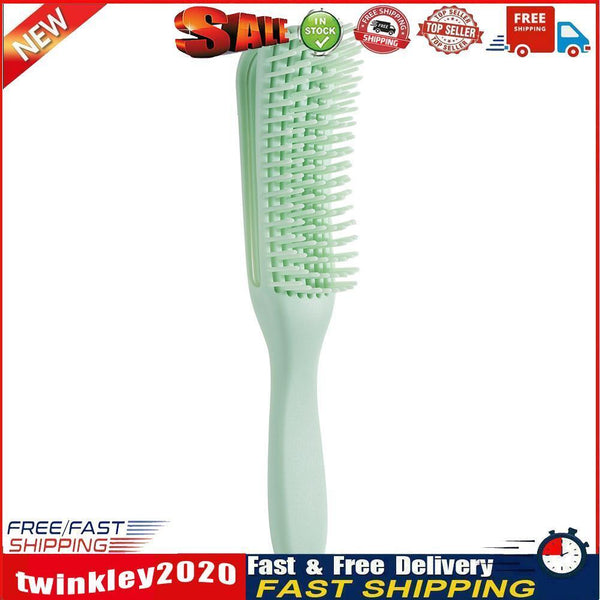 Detangling Hair Scalp Massage Comb Wet Curly Styling Hairbrush (Green) Newly