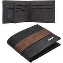 Multi-Function Men Money Purse Casual PU Hit Color Card Holder Short Mini Wal