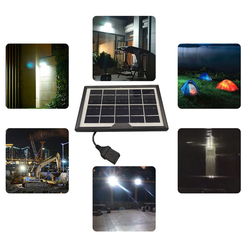 USB Solar Panel Outdoor 5V Travel Solar Charger Generator for Phone Flashli