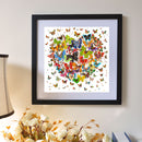 Butterfly Heart 5D Diamond Painting Full Drill Embroidery DIY Cross Stitch Newly