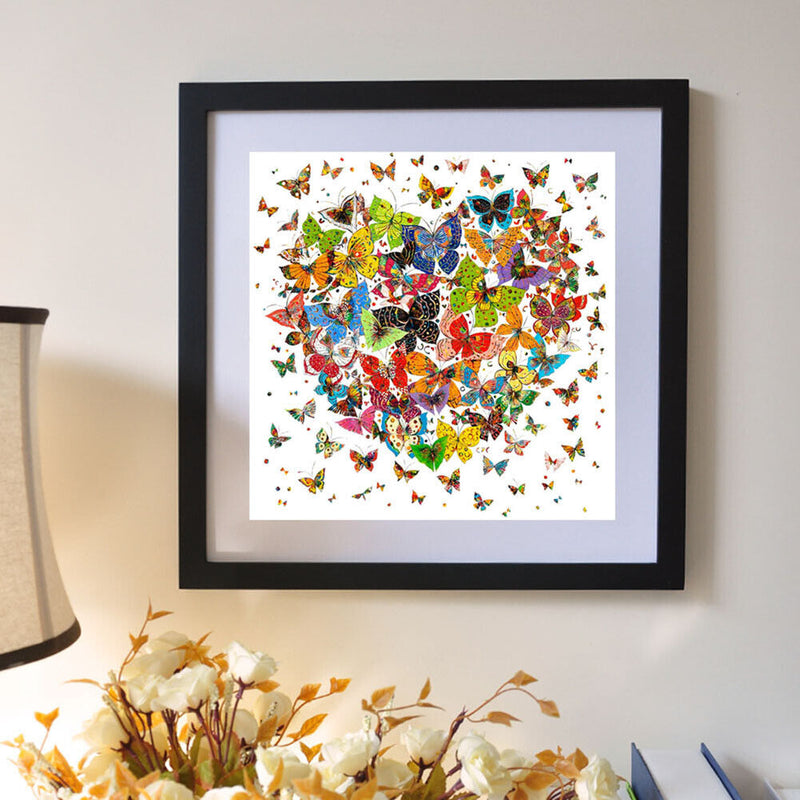Butterfly Heart 5D Diamond Painting Full Drill Embroidery DIY Cross Stitch Newly