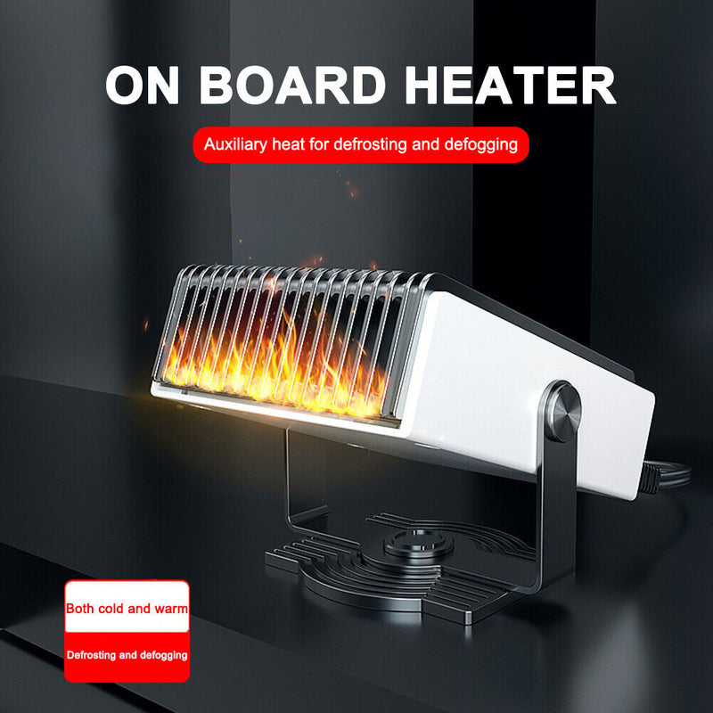 Car Heater Air Cooler Fan Windscreen Demister Defroster Portable Heating Device