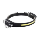 XPE COB LED Headlamp Wave Induction 400LM Waterproof Safety Work Headlight