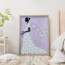 DIY Dress Ladies Picture Part Special Shape Diamond 5D Painting Kit (Y205) Newly