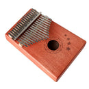 Portable 17 Keys Thumb Piano Wood Kalimba Musical Instrument for Beginner