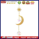 Star Moon Sun Crystal Suncatcher Lighting Accessories Curtain Home Garden Decor