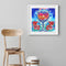5D Wine Glass Sunset Diamond Painting Partial Special Shaped Wall Decor