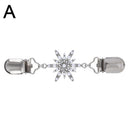 Corsage Friends Gifts Anti Light Buckle Sweater Clip Collar Chain Lapel Pins