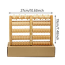 Wooden Spa Relief Anti Cellulite Massager Massage Reflexology Foot Roller