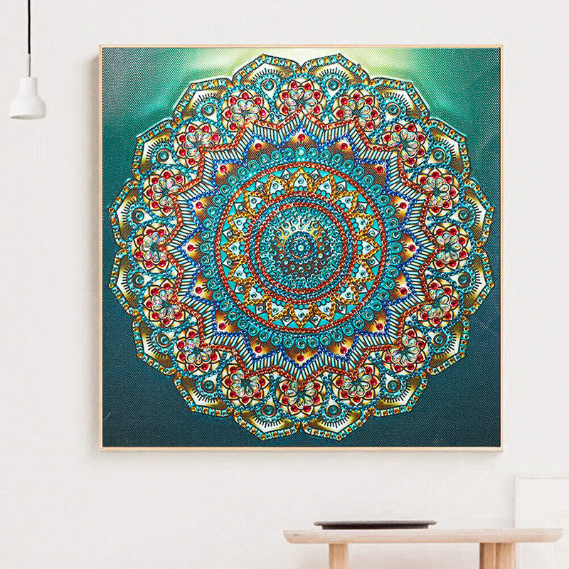 5D DIY Partial Special Shaped Drill Diamond Painting Mandala Decor (YK187)