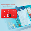 Portable Face Cover Dustproof Storage Box Travel Mouth Cover Container (I)