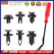120pcs Universal Car Bumper Retainer+Screwdriver Auto Door Trim Panel Clip Set