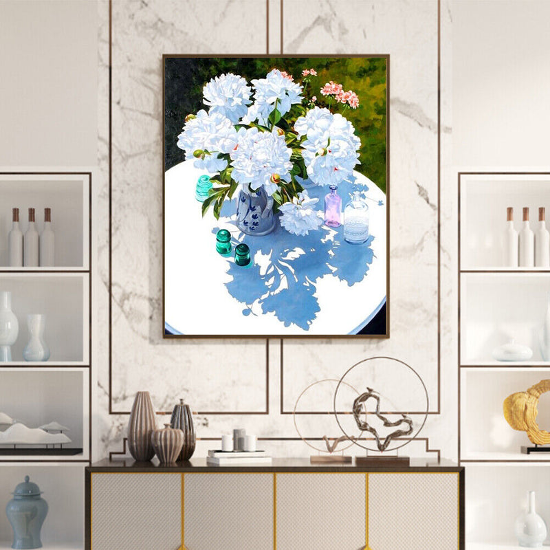 Bouquet on Table Oil Paint By Number Kit DIY Frameless Drawing Picture for Ad