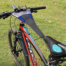 Indoor MTB Road Bike Trainer Frame Bicycle Sweat Cover Guard Net (Blue)