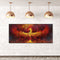 Flaming Phenix Oil Paint By Numbers Kits Canvas Picture DIY Home Decoration Gift