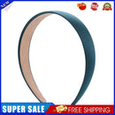 Solid Color Hair Hoops Simple Headband Women Girl Wide Hairband (Lake Blue)