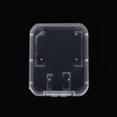 Standard Holder SD/TF SDHC Card Transparent Memory Card Case Storage Box