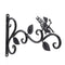 ERTGDS Flower Pot Basket Iron Wall Hook Garden Yard Balcony Decor