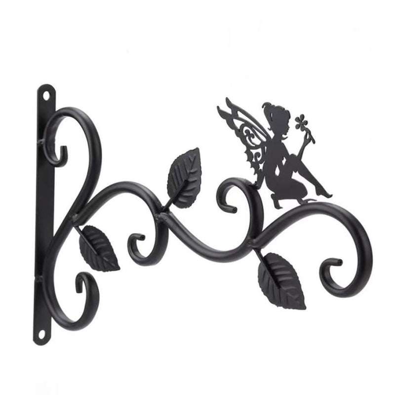 ERTGDS Flower Pot Basket Iron Wall Hook Garden Yard Balcony Decor