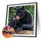 5D DIY Full Drill Diamond Painting Black Bear Embroidery Mosaic Handicraft Kit