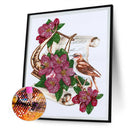 5D Diamond Painting DIY Musical Instrument Flowers Partial Special Shape Dril