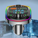 Car Wireless Bluetooth USB Car Fast Charger Adapter MP3 Transmitter Player E6B4