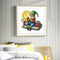 Full Round Drill Mosaic Poster 5D DIY Cartoon Old Man Wall Diamond Painting
