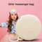 #A Korean Kids Girls Shoulder Bags Straw Round Lovely Summer Messenger Mini Ha