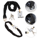 Vehicle Protection 0.65M Long Chain Lock Padlock Anti-theft Bicycle Scooter