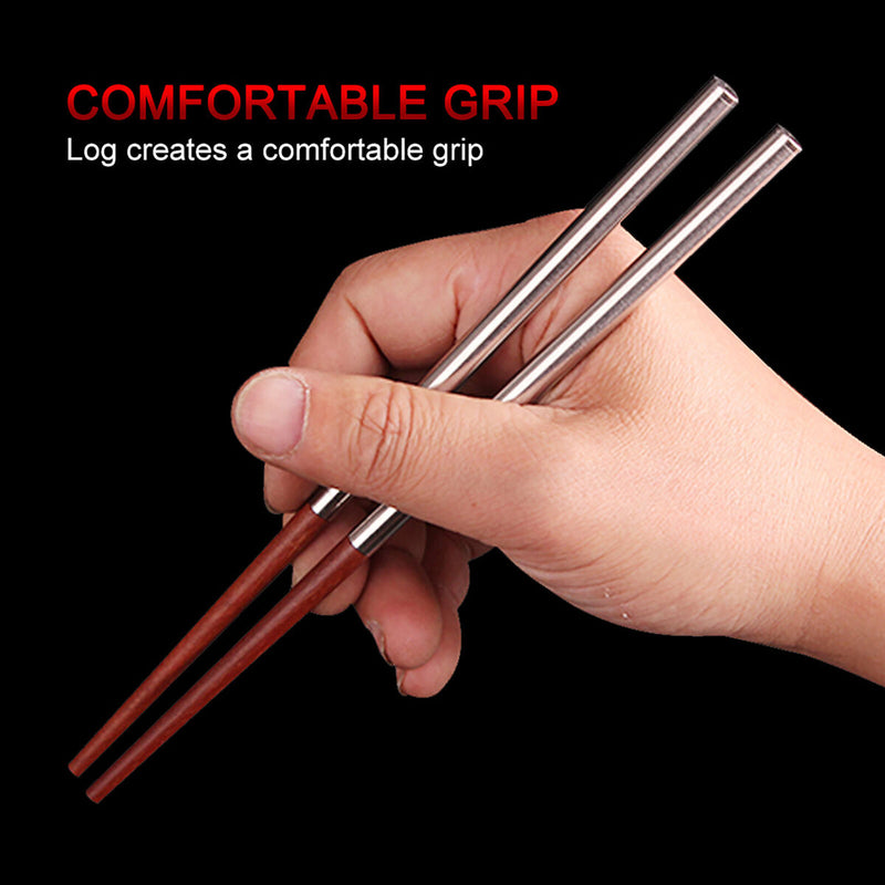 Foldable Chopsticks, Detachable Chopsticks, Tableware for Outdoor Camping Pic