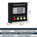 Base Electronic Level Box Inclinometer Angle Gauge Meter Digital Protractor