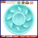 Dog Feeding Bowls Slow Eating Feeder Dish Plastic Pet Anti Choking Food Pla