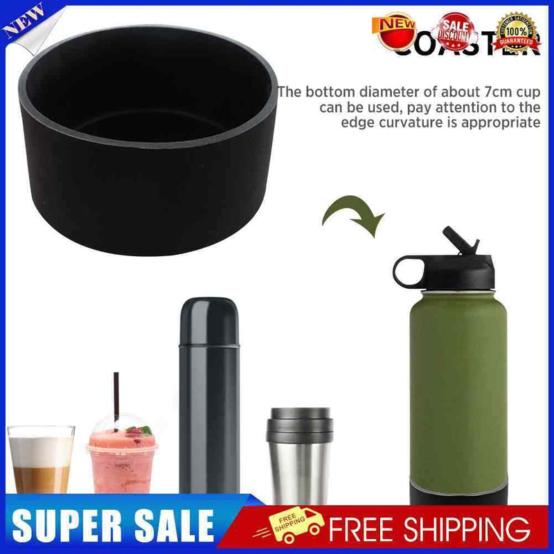 #A 7.5cm Cup Cover Anti-scalding Silicone Water Bottle Cover for Hydro Flask Bot