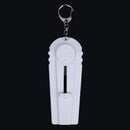 Flying Cap Bottle Beer Opener Cap Launcher Fire Hat Key Ring White