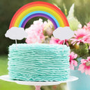 Flag Party Supplies Large Cake Topper Rainbow Birthday Cake Decoration