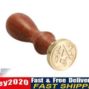 Sealing Wax Classic Initial Wax Seal Stamp Alphabet Letter A Retro Wood Newly