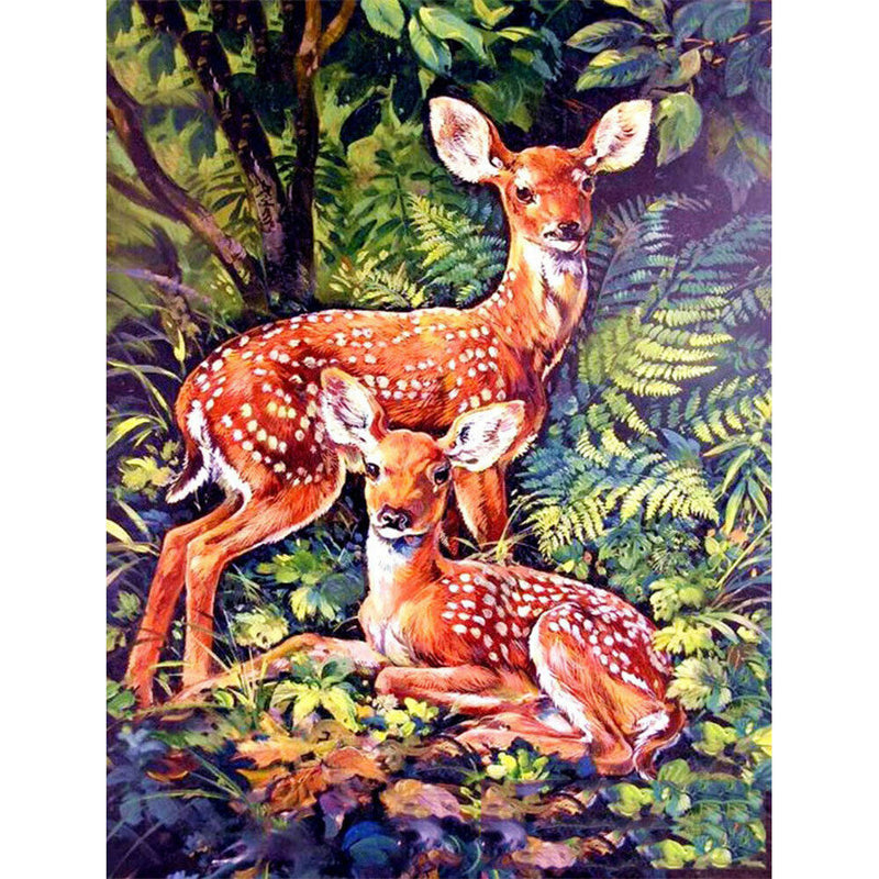 Elk DIY Diamond Painting Kits Full Round Drill Home Wall Decor Art Craft (V24