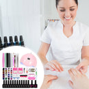 Practical Pro Salon Gel Nail Kits with UV LED Lamp Nail Dryer Art Machine T