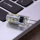 G4 LED Lamp 2W DC 12V 24 SMD3014 110LM White LED Silicone Corn Bulb Light Newly