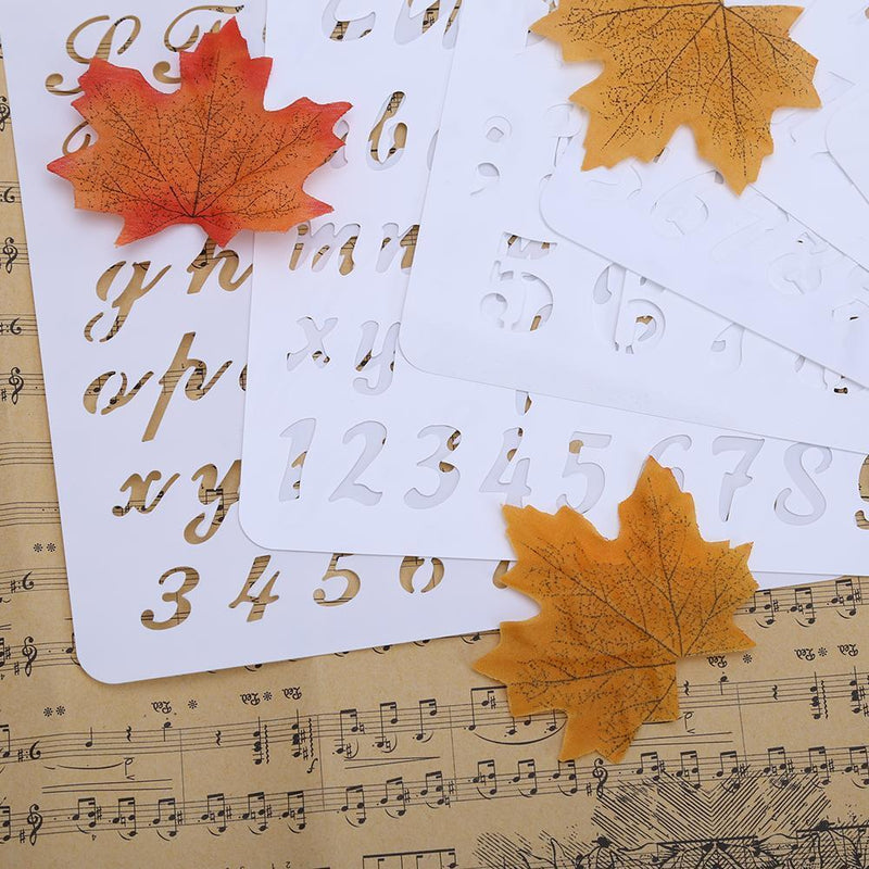 Lettering stencil letters alphabet stencils painting paper craft number