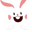 Fence Peeker - Easter Bunny Peeking Fence Signs for Patio Wall Holiday Craft