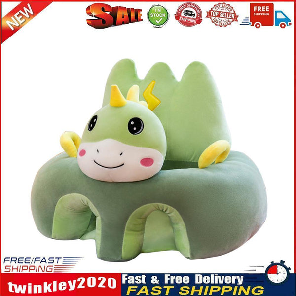 Cute Baby Sofa Cover Learning to Sit Seat Feeding Chair Case N/Cotton (C) Newly