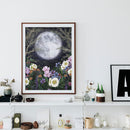 Garden Under Moon Diamond Painting Kits Full Round Drill Home Room Wall Decor