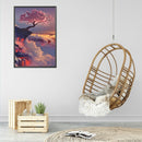 11CT Full Cross Stitch Sakura Tree Counted DIY Embroidery Crafts Home Decoration